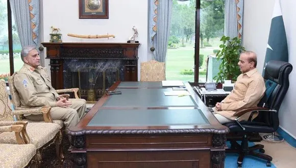 Shehbaz Sharif Pakistan Army Chief Bajwa