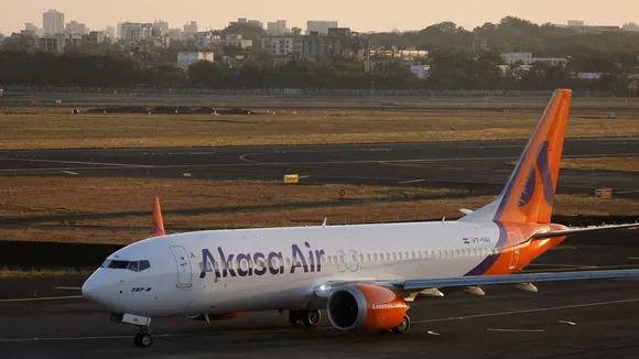 Akasa Air Boeing 737 Max plane
