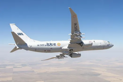 Indian Navy P-8I Chinese Shiping Vessel