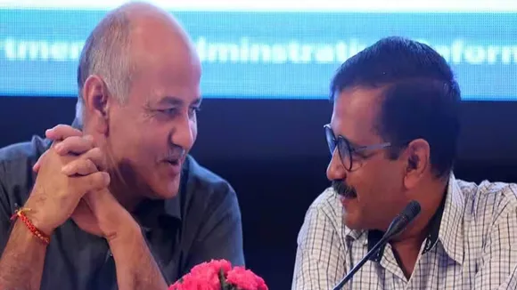 Manish Sisodia and Arvind Kejriwal