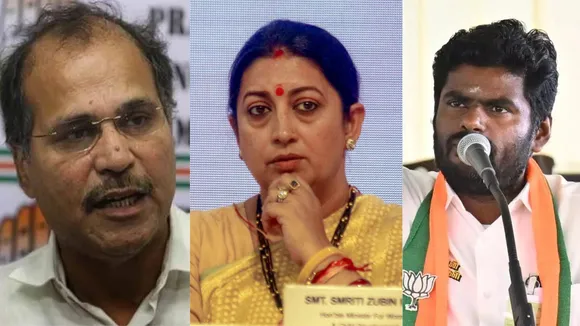 Adhir Ranjan Chowdhury Smriti Irani K Annamalai