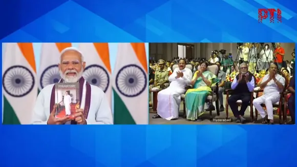 Prime Minister Narendra Modi virtually releases three books on the life of former Vice President of India M Venkaiah Naidu