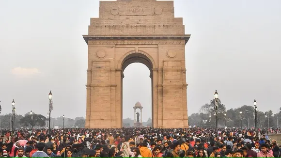 India Gate Republic Day Delhi Traffic