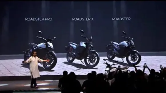 Ola Electric officially launched the Roadster series, its first-ever e-motorcycle, which is based on the Gen 3 platform