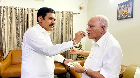 Vijayendra Yediyurappa and BS Yediyurappa