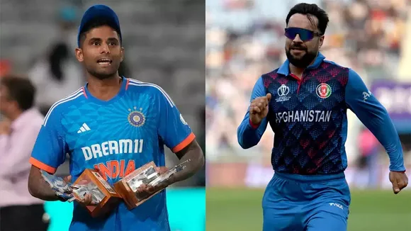Suryakumar Yadav Rashid Khan
