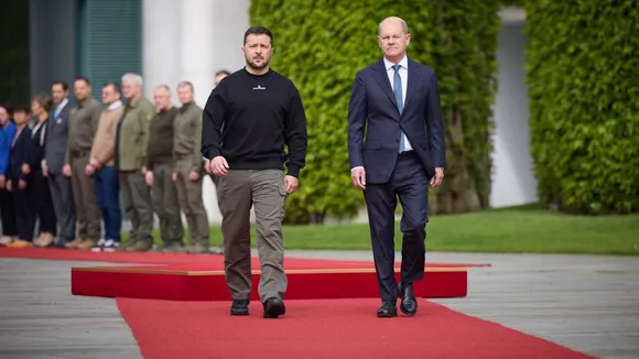Olaf Scholz and Zelenskyy