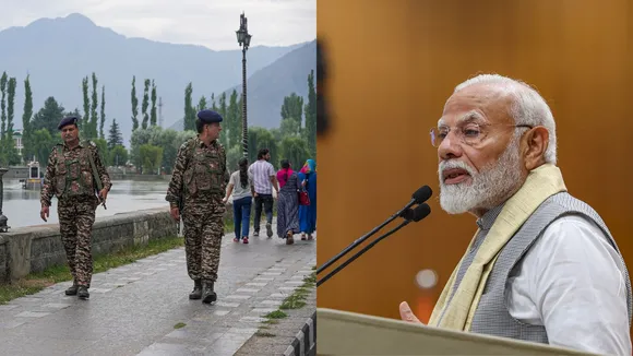 Security has been beefed up across Srinagar and the parts of Kashmir Valley as a precautionary measure ahead of Prime Minister Narendra Modi's visit to Srinagar on June 20, 2024 to mark International Yoga Day.