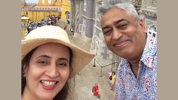 Sagarika Ghose and Rajdeep Sardesai