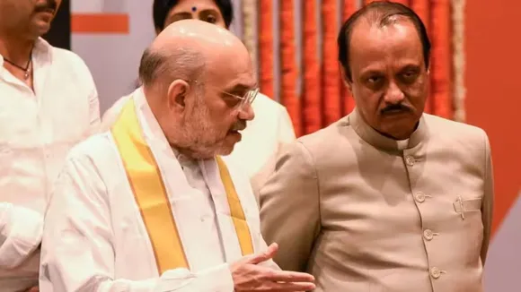 Ajit Pawar Amit Shah