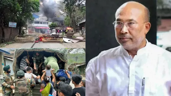 manipur violence N Biren Singh