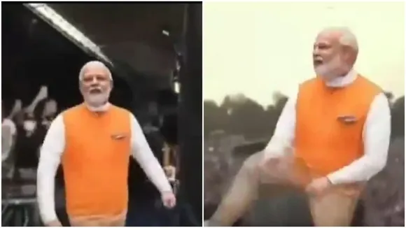 Narendra Modi Danching