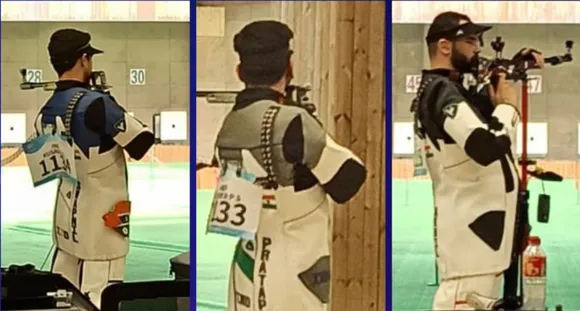 Aishwary Pratap Singh Tomar, Swapnil Kusale and Akhil Sheoran win Aisan Games Gold
