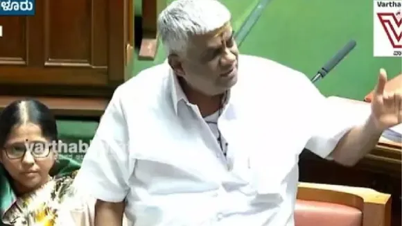 Senior JD(S) MLA H D Revanna in state assembly