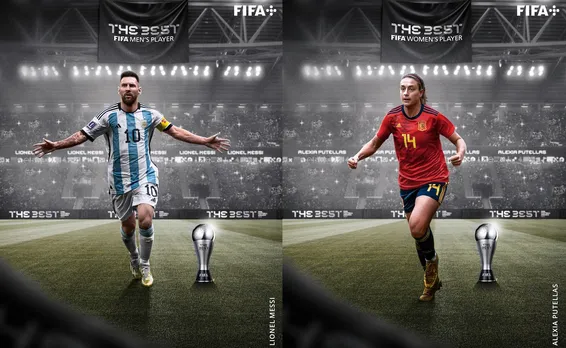 Lionel Messi and Alexia Putellas