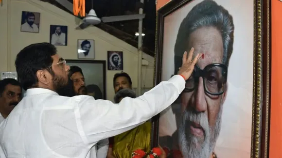 Eknath Shinde Balasaheb Thackeray