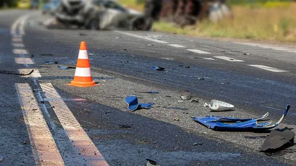 Car accident, road accident