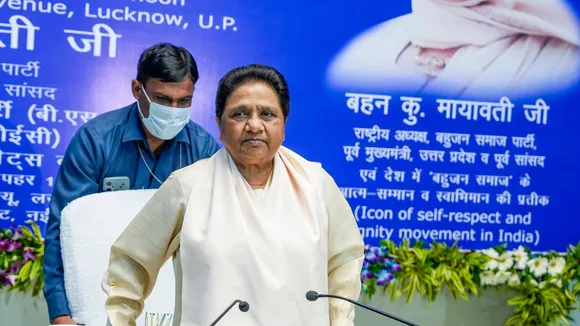 BSP supremo Mayawati presides over the meeting of BSP 's Central Executive Committee and all India state office-bearers at party office, in Lucknow, Tuesday, Aug. 27, 2024.