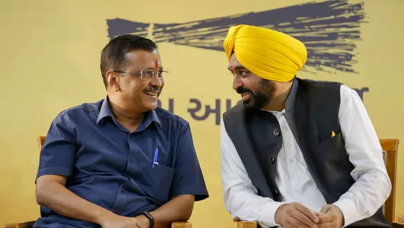 Arvind Kejriwal Bhagwant Mann Punjab AAP