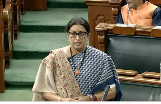 Smriti Irani Lok Sabha Parliament