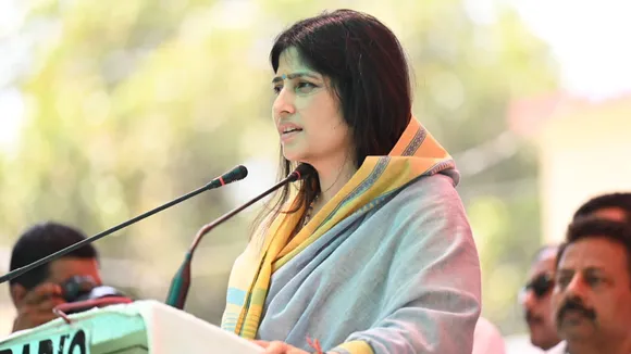  Samajwadi Party's Mainpuri candidate Dimple Yadav