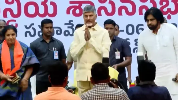 TDP supremo N Chandrababu Naidu elected as NDA leader in Andhra Pradesh legislative assembly