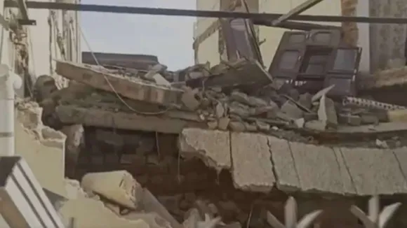Five labourers buried under debris after two-storey house collapses in Rupnagar, rescue operation underway.