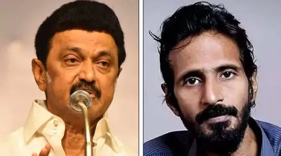 M K Stalin and Kishore K Swamy