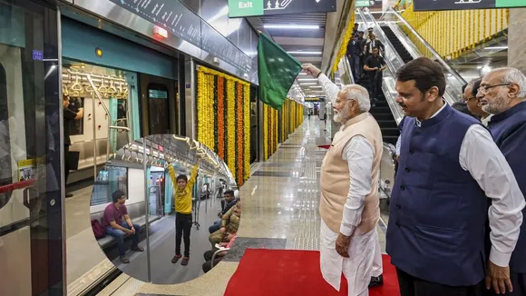 Mumbai Metro Narendra Modi Devendra Fadnavis