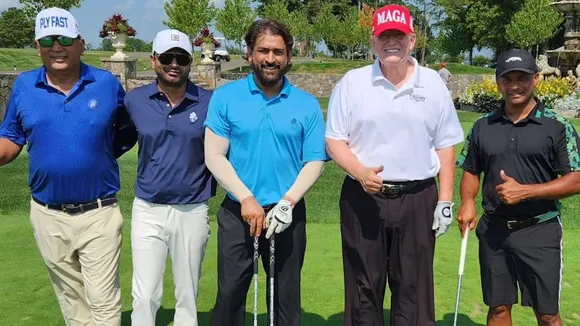 MS Dhoni and Donald Trump