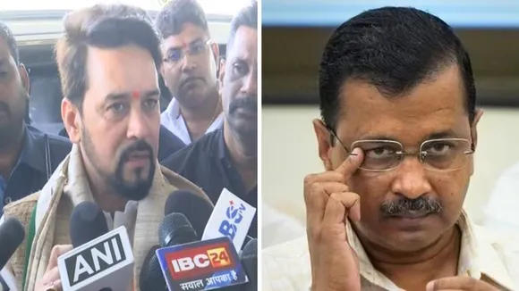 Anurag Thakur Arvind Kejriwal