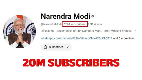 Narendra Modi Youtube