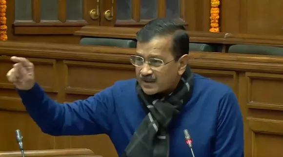 CM Arvind Kejriwal speaks in the Assembly on Saturday
