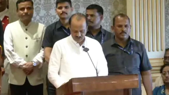 Ajit Pawar takes oath as Dy CM of Maharashtra