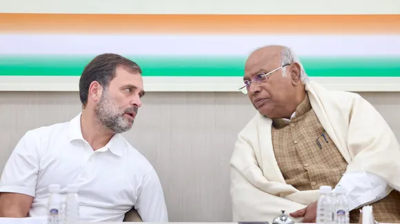Rahul Gandhi Mallikarjun Kharge Bihar Congress meeting