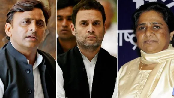 Akhilesh Yadav Rahul Gandhi Mayawati