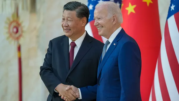 Joe Biden meets Xi Jinping