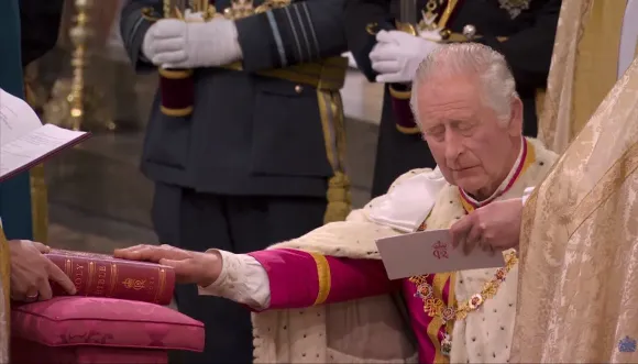 king charles iii oath taking ceremony