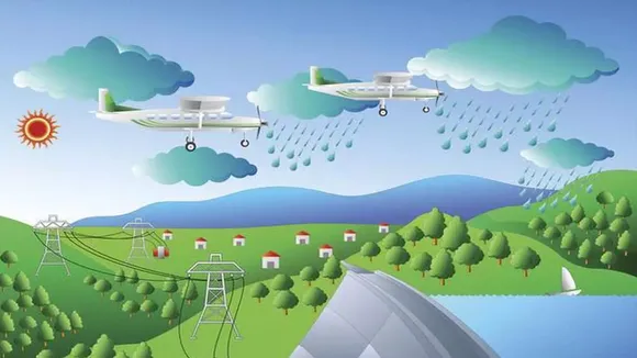 Artificial rain Cloud Seeding