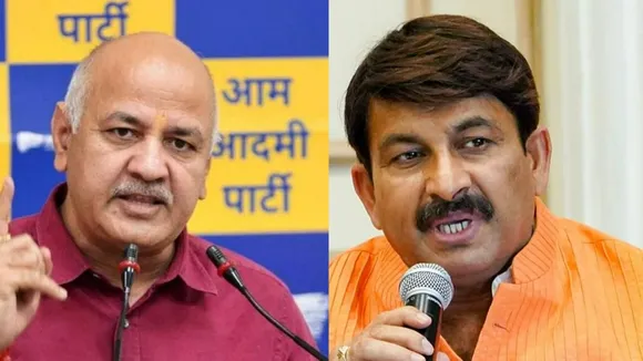 manoj tiwari vs manish sisodia