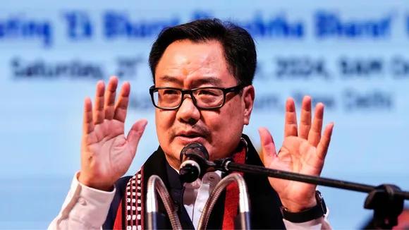 Minority Affairs Minister Kiren Rijiju (File image)