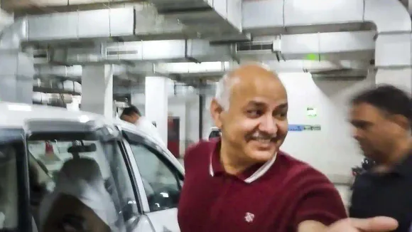 Manish Sisodia in Court AAP