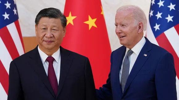 Xi Jinping and Joe Biden meet on the sidelines of the G-20 Summit in Indonesia on November 14, 2022