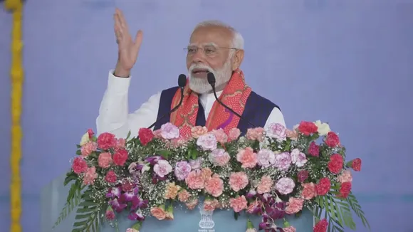 Narendra Modi in Dwarka