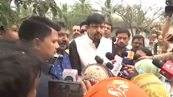 West Bengal Ministers Sujit Bose visit Sandeshkhali and interact with the locals