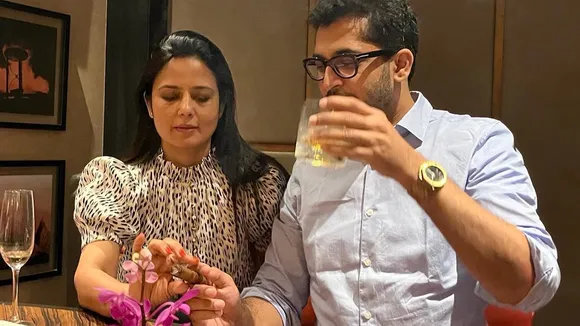 Mahua Moitra with Jai Anant Dehadrai