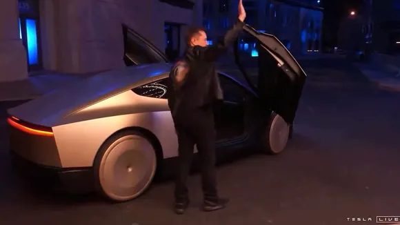 Tesla CEO Elon Musk unveils Cyber Cab Robotaxi