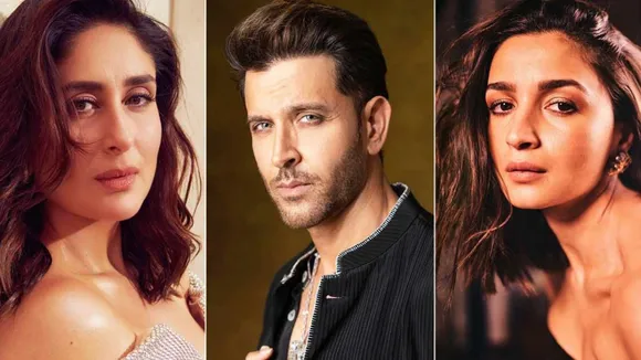 Kareena Kapoor Khan, Hrithik Roshan and Alia Bhatt (File image)