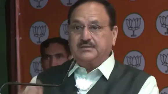 BJP president JP Nadda on Wednesday