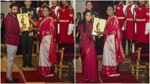National Sports Awards Arjuna Award Mohammed Shami Esha Singh